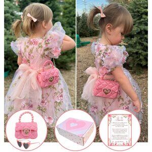 Toddler Purse & Sunglasses with Gift Box | Little Girl Kids Baby Purse